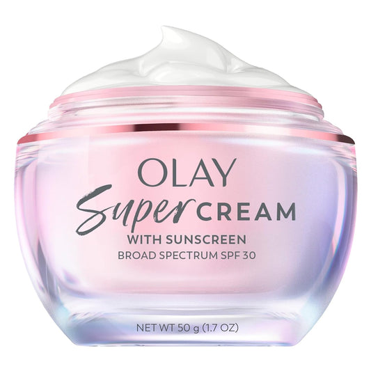 Olay_Super_Cream_with_Sunscreen_SPF_30,_Lightweight_Face_Moisturizer_with_Sun_Protection,_5-in-1_Skin_Care_Benefits_-_Hydrating,_Brightening,_Firming_-_Niacinamide,_Vitamin_C,_Collagen_Peptide,_1.7_oz