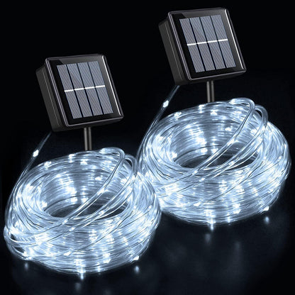QITONG_White_Solar_Christmas_Lights,_2_Pack_Each_33ft_100LED_Rope_Light_Outdoor_Waterproof,_8_Modes_Fairy_Lights_in_Clear_Thin_Tube