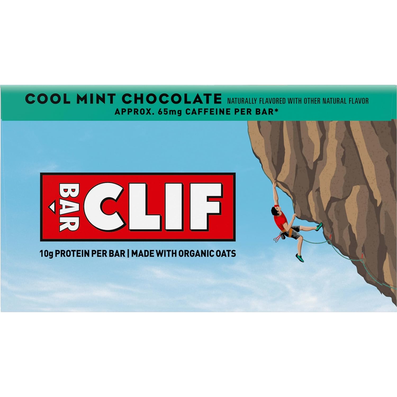 CLIF_BAR_-_Energy_Protein_Bars_-_Cool_Mint_Chocolate_with_Caffeine_-_Made_with_Organic_Oats_-_Energy_Bars_-_Non-GMO_-_(10_Pack)