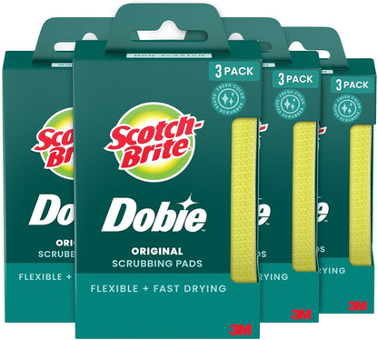 Scotch-Brite_Dobie_Non-Scratch_All-Purpose_Scrub_Pads,_12_Total_Pads_(6_Packs_of_2),_Reusable_Scouring_Sponges_for_Kitchen_&_Bathroom,_Safe_on_Non-Stick_Cookware,_Yellow