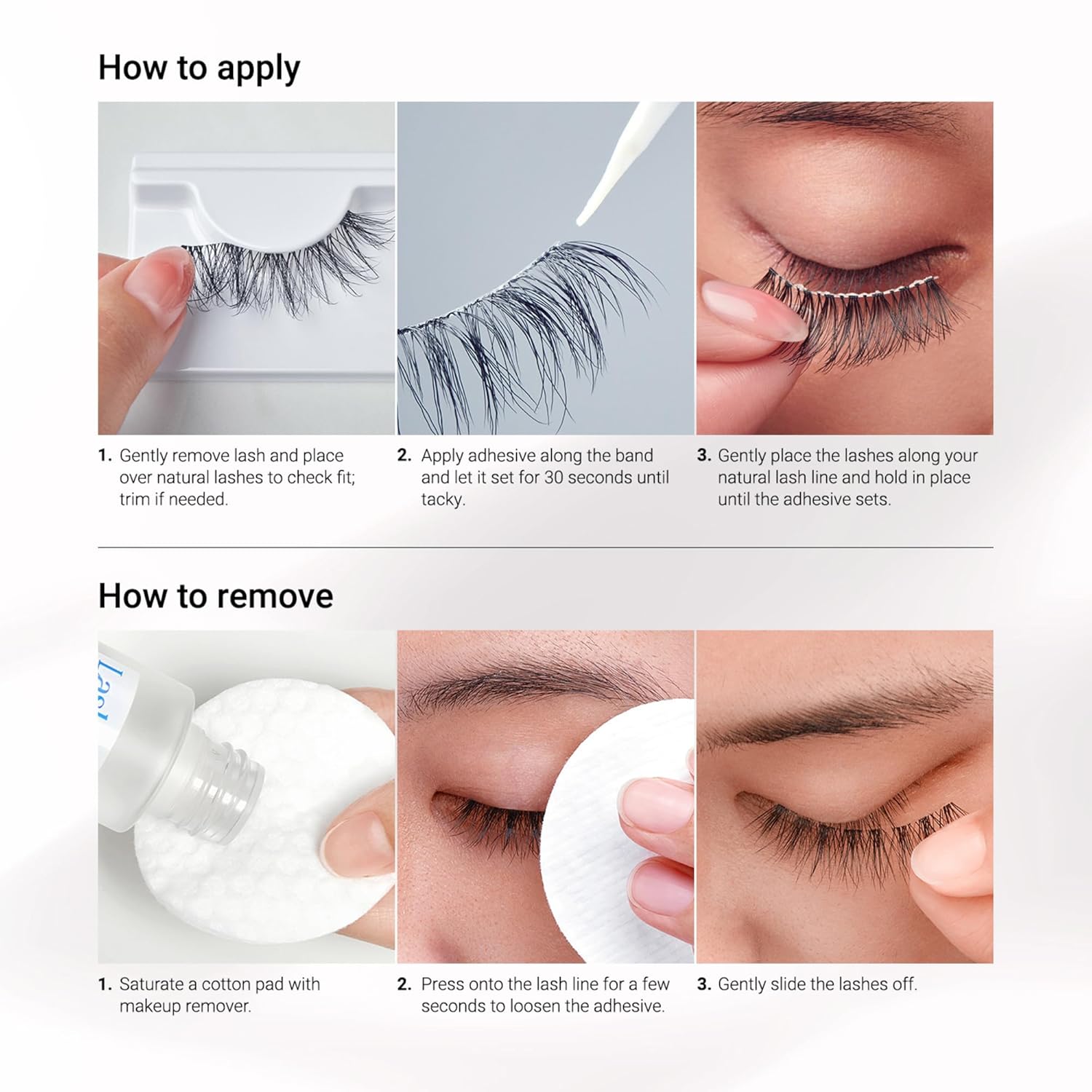 KISS_Looks_So_Natural,_False_Eyelashes,_'Shy',_12mm,_Includes_5_Pairs_Of_Lashes,_Easy_to_Apply,_Reusable_Lash_Clusters