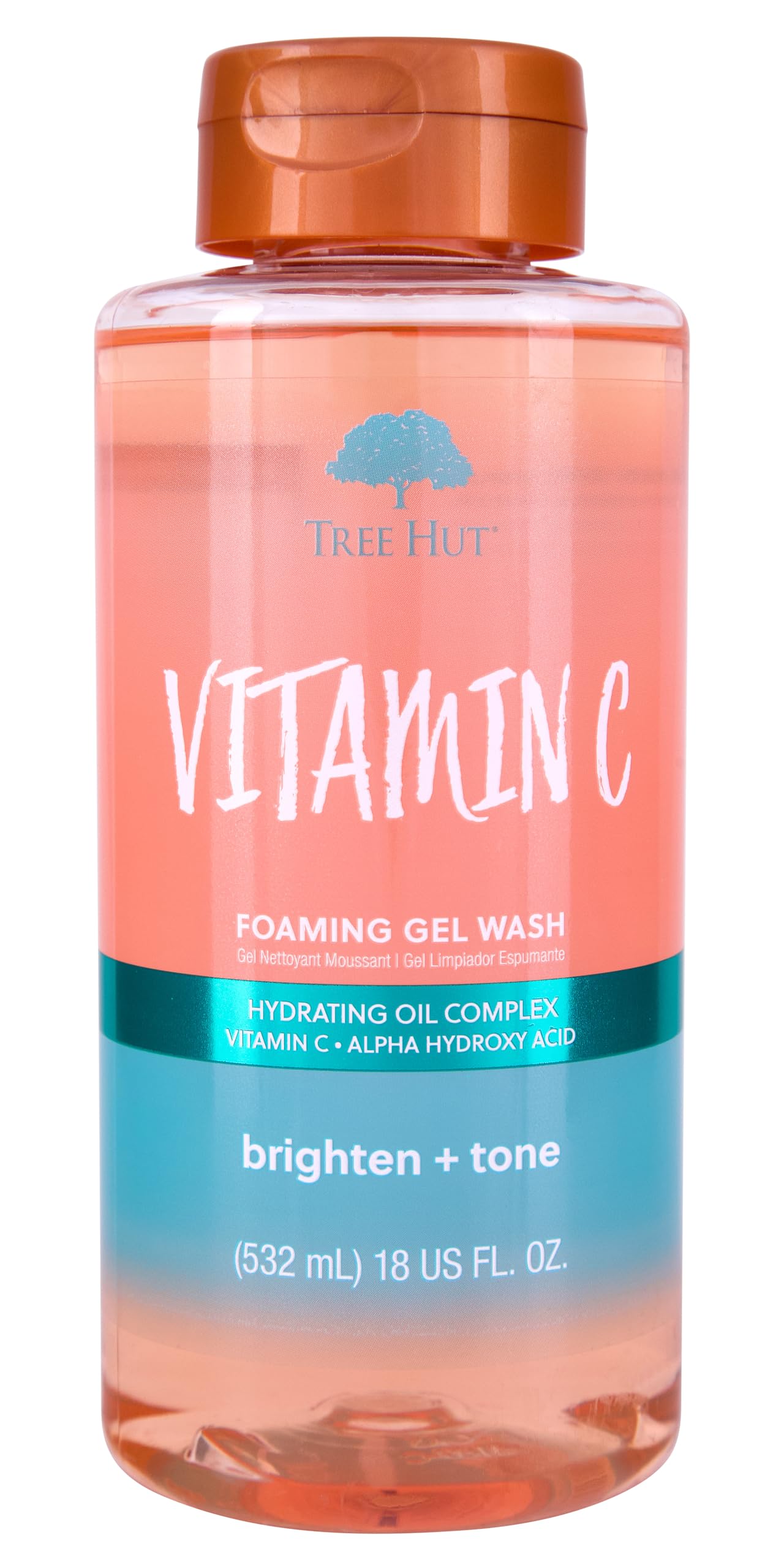 Tree Hut Vitamin C Nourishing &amp;amp; Moisturizing Foaming Gel Wash, 18 oz.