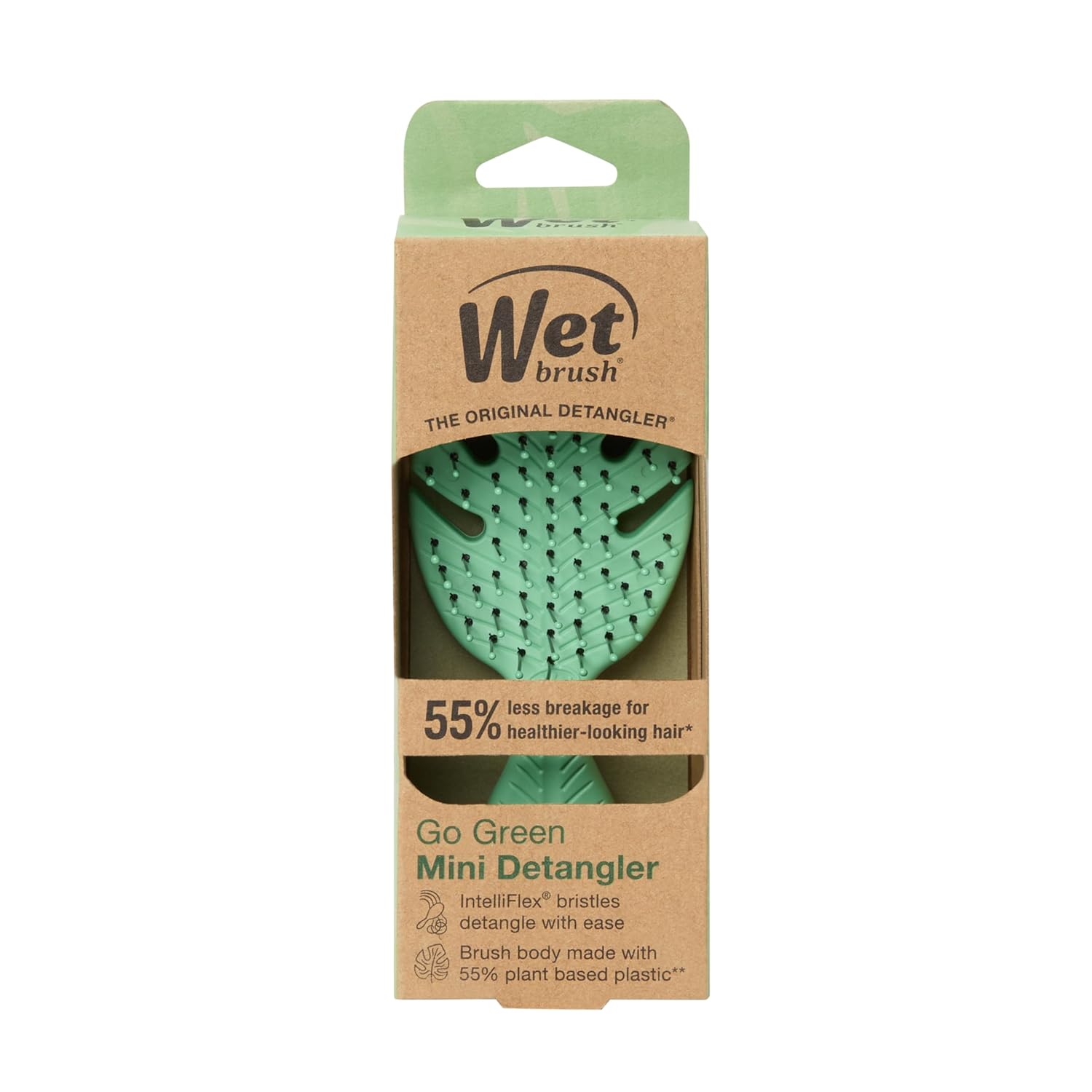 Wet_Brush_Go_Green_Mini_Detangler,_Green_-_Detangling_Travel_Hair_Brush_-_Ultra-Soft_IntelliFlex_Bristles_Glide_Through_Tangles_&_Gently_Loosens_Knots_While_Minimizing_Pain,_Split_Ends_&_Breakage