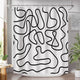 B- Line Art +12 Metal Hooks - 72"W x 72"L (Pack of 1)