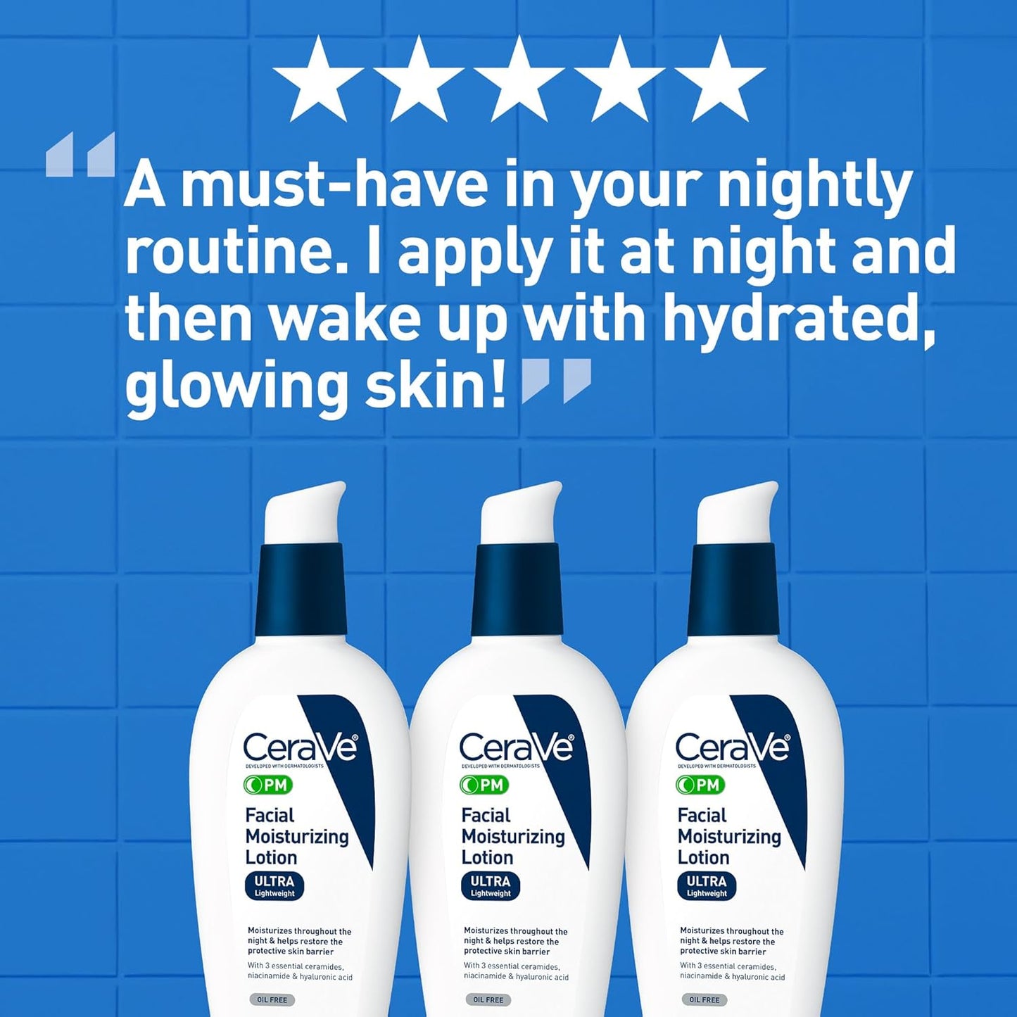 CeraVe_PM_Facial_Moisturizing_Lotion,_Night_Cream_with_Hyaluronic_Acid_and_Niacinamide,_Ultra-Lightweight,_Oil-Free_Moisturizer_for_Face,_3_Ounce