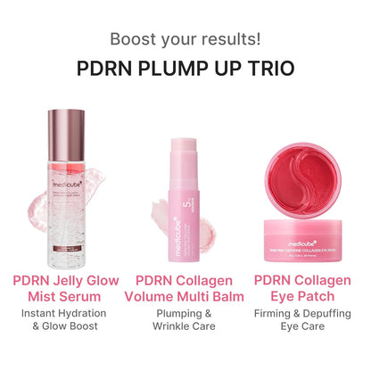 medicube_PDRN_Pink_Collagen_Volume_Multi_Balm_Stick_|_Volufiline,_PDRN,_NAD,_Collagen_|_Face_&_Body_Balm_for_Under-Eyes,_Neck,_Forehead,_Smile_Lines,_Lips_|_Plumping,_Radiance,_Line_Care_|_K-Beauty