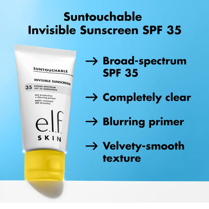 e.l.f._SKIN_Suntouchable_Invisible_SPF_35,_Lightweight,_Gel-based_Sunscreen_For_A_Smooth_Complexion,_Doubles_As_A_Makeup_Primer,_Vegan_&_Cruelty-Free,_Packaging_May_Vary