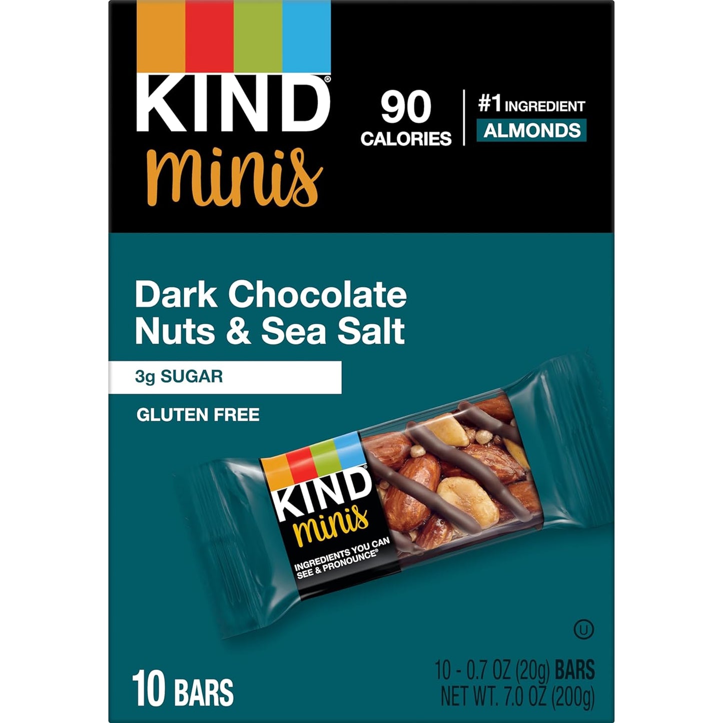 KIND_Minis,_Dark_Chocolate_Nuts_&_Sea_Salt,_Healthy_Snacks,_Gluten_Free,_Low_Calorie_Snacks,_Low_Sugar,_10_Count