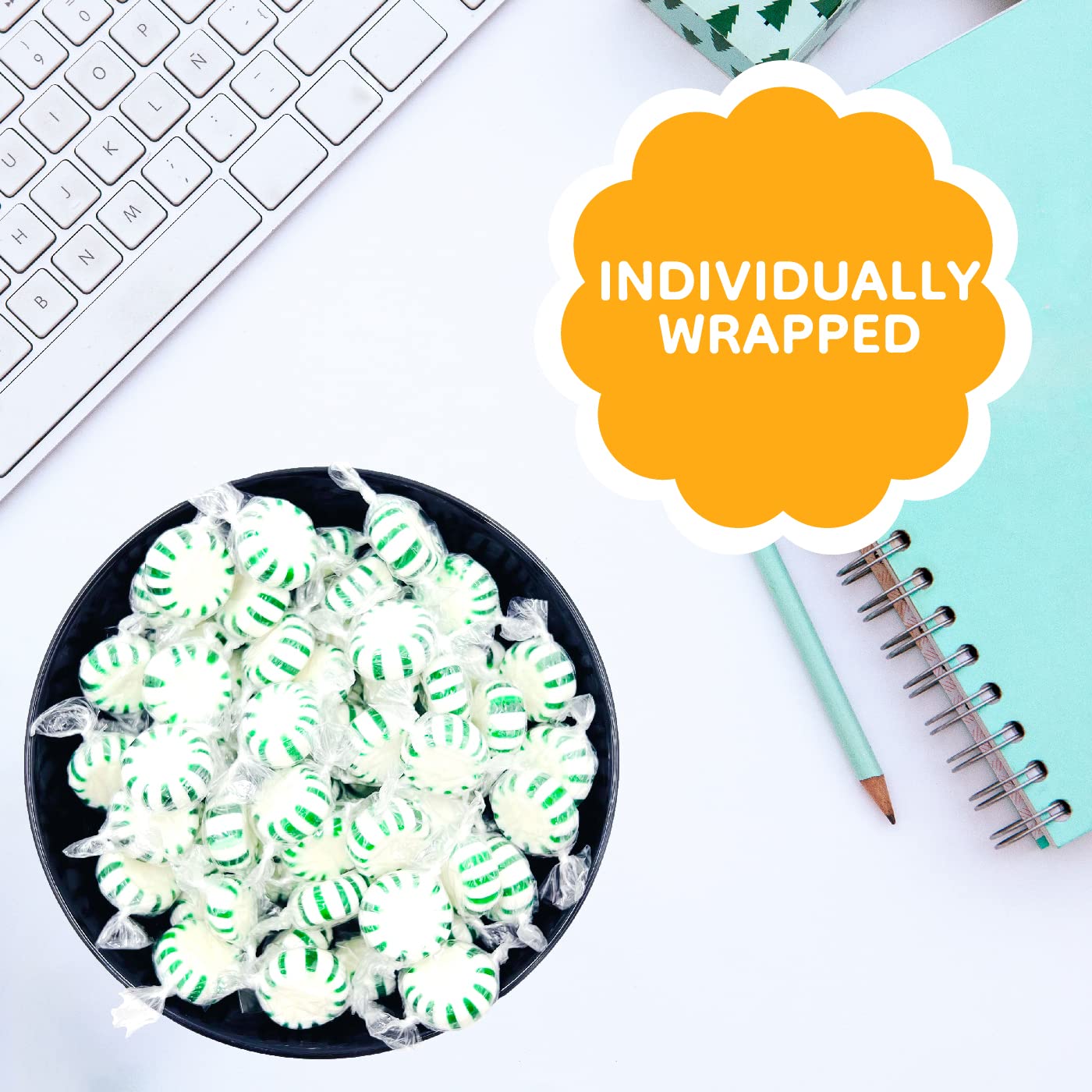 Starlight_Spearmint_Mints_|_1_Pound_Bag_-_Approx._85_Count_|_Hard_Candy_|_Individually_Wrapped