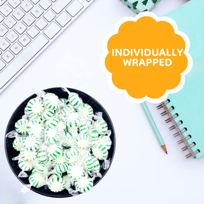 Starlight_Spearmint_Mints_|_1_Pound_Bag_-_Approx._85_Count_|_Hard_Candy_|_Individually_Wrapped