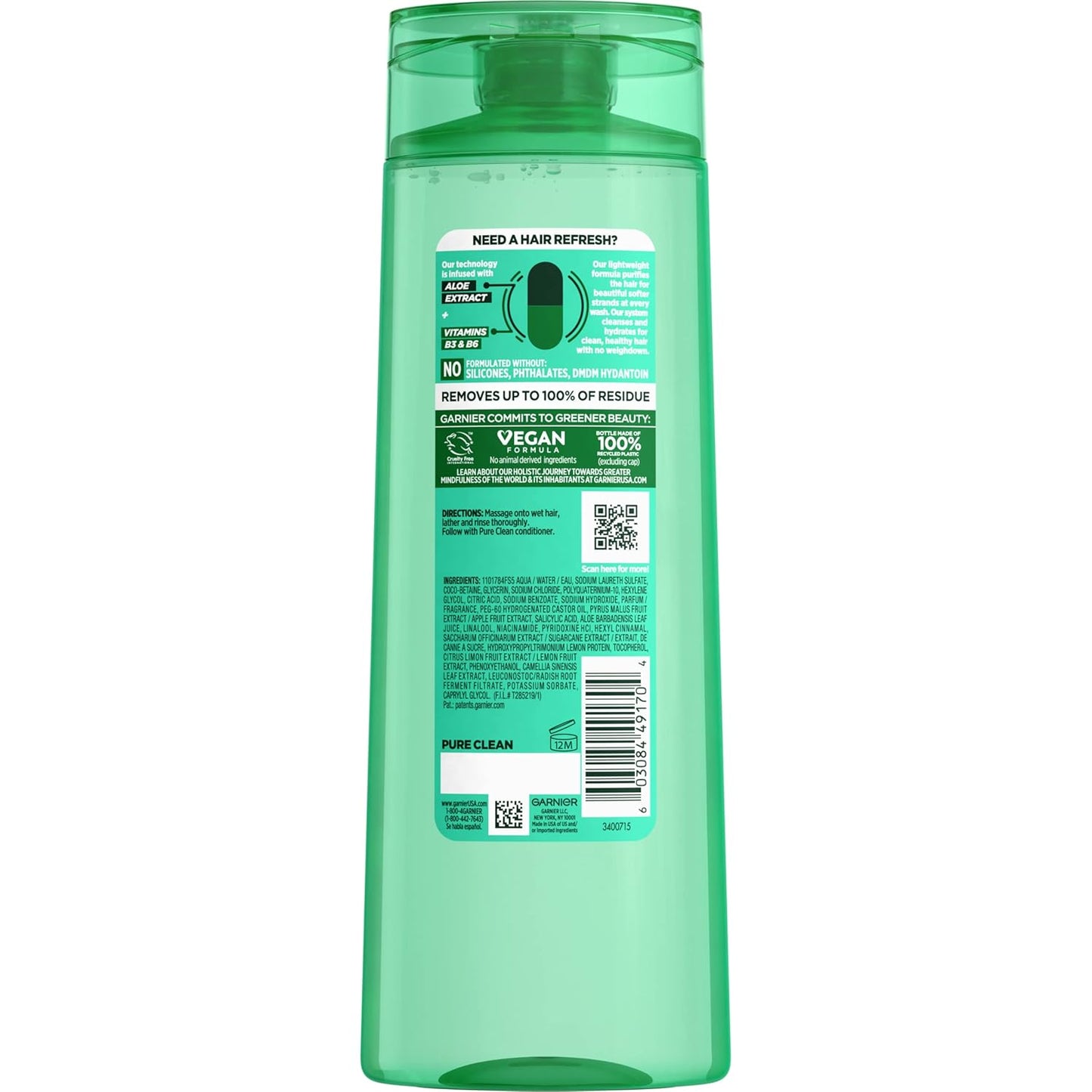 Garnier_Fructis_Pure_Clean_Purifying_Shampoo,_Silicone-Free,_12.5_Fl_Oz,_1_Count_(Packaging_May_Vary)