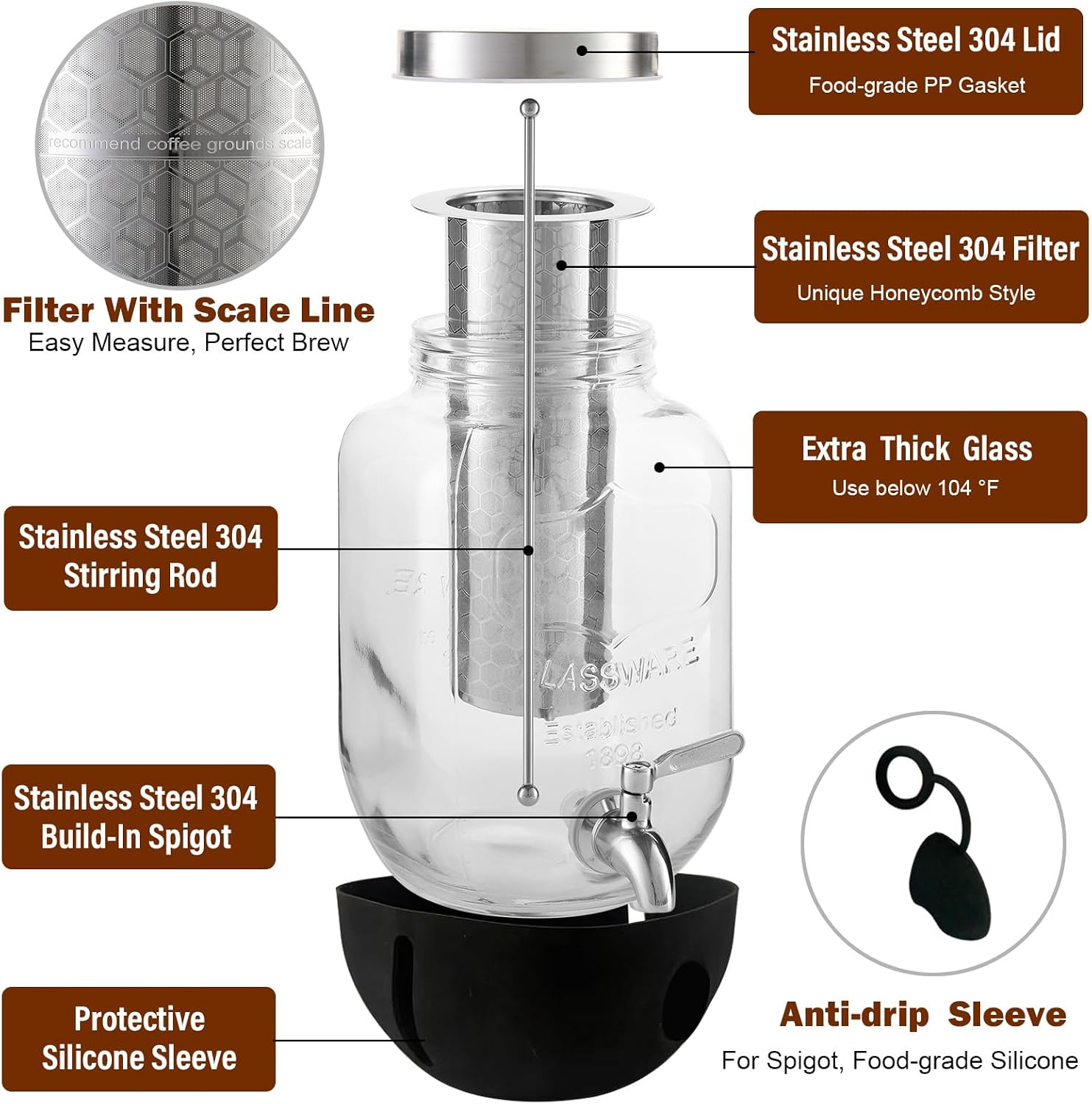 Cold_Brew_Coffee_Maker,_1_Gallon_Iced_Coffee_Maker_With_Stainless_Steel_Filter,_Heavy_Duty_Glass_Cold_Brew_Pitcher_With_Stainless_Steel_Spigot,_Mason_Jar_Cold_Brew_Coffee_Maker_Fast_Iced_Tea_Maker