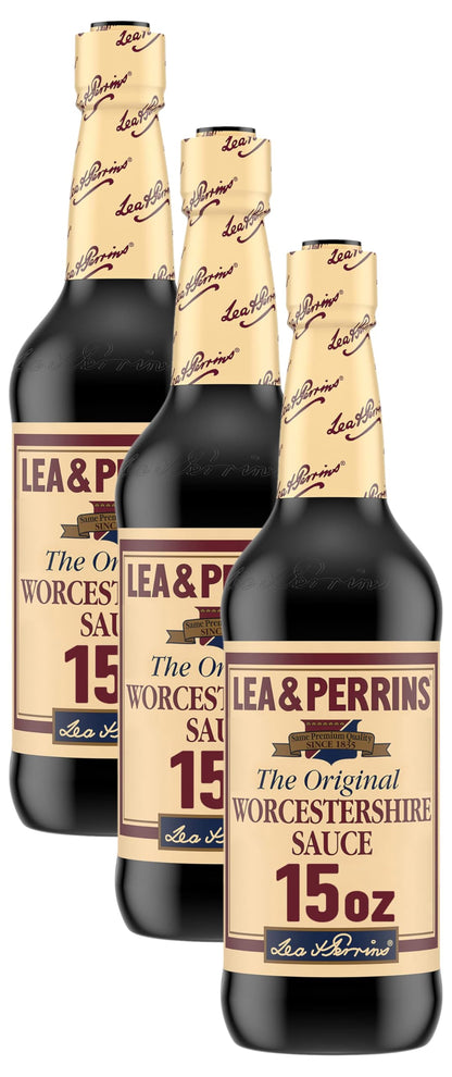 Lea &amp;amp; Perrins The Original Worcestershire Sauce (15 fl oz Bottle) (Pack of 3)