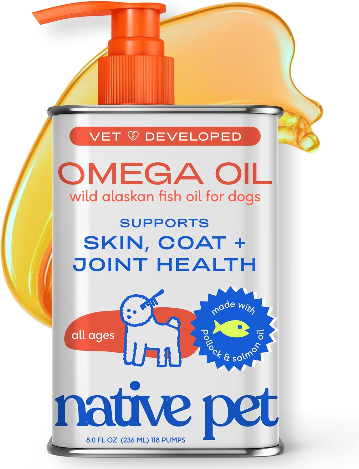 Native_Pet_Omega_3_Fish_Oil_for_Dogs_&_Cats_–_Wild_Alaskan_Salmon_Oil_for_Dogs_Skin_and_Coat,_Supports_Joints,_Heart_&_Shedding_–_Fast-Absorbing_Omega_3_6_9_Liquid_Supplement_–_8oz