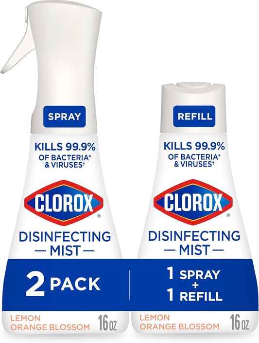 Clorox_Disinfecting_Mist,_Lemon_and_Orange_Blossom,_1_Spray_and_1_Refill,_16_oz_Each