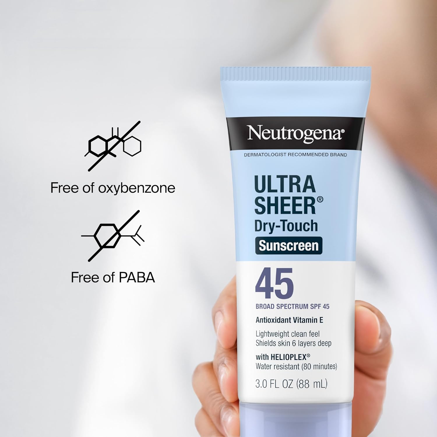 Neutrogena_Ultra_Sheer_Dry-Touch_Sunscreen_For_Face_&_Body,_SPF_45_Broad_Spectrum_UVA/UVB_Protection,_Lightweight_Water_Resistant_&_Non-Greasy,_Travel_Size_Sunscreen,_3_fl._oz_2_pack