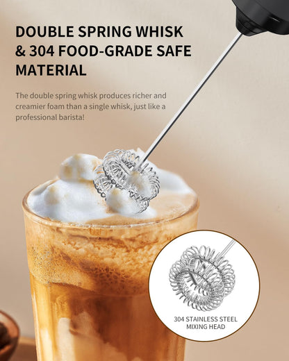 CIRCLE_JOY_Rechargeable_Milk_Frother_Hanheld,_Dual_Coil_Whisk_Head_Electric_Coffee_Frother,_Portable_Hand_Frother_Wand_Drink_Mixer_for_Matcha_Lattes_Cappuccino,_Kitchen_Gifts,_Black