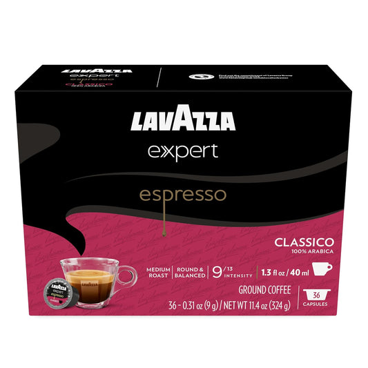Lavazza_Expert_Espresso_Classico_Capsules,_Medium_Roast,_100%_Arabica,_Compatible_with_Own_Classy_Machines_(36_Capsules)