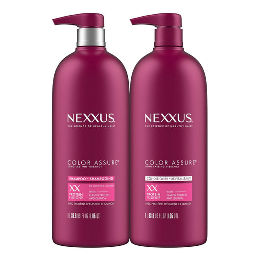 Nexxus_Color_Assure_Shampoo_and_Conditioner_for_Color_Treated_Hair_Color_Assure_Enhance_Color_Vibrancy_for_Up_to_40_Washes_33.8_oz,_2_Count