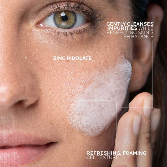La_Roche-Posay_Effaclar_Purifying_Foaming_Gel_Cleanser_for_Oily_Skin,_With_Zinc_Pidolate_To_Remove_Excess_Oil,_Alcohol_Free_&_Oil_Free,_Face_Wash_For_Oily_Skin,_Dermatologist_&_Sensitive_Skin_Tested​