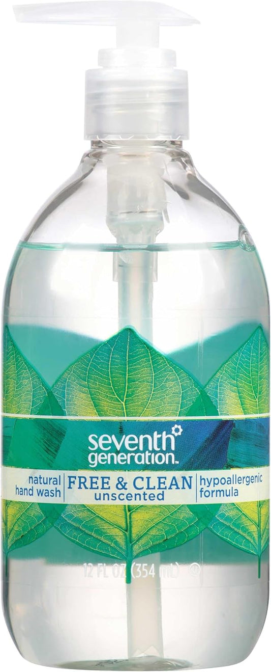 Seventh_Generation_Liquid_Hand_Soap_Fragrance_Free_Free_&_Clean_Unscented_Hand_Soap_12_Fl.oz,_Pack_of_8