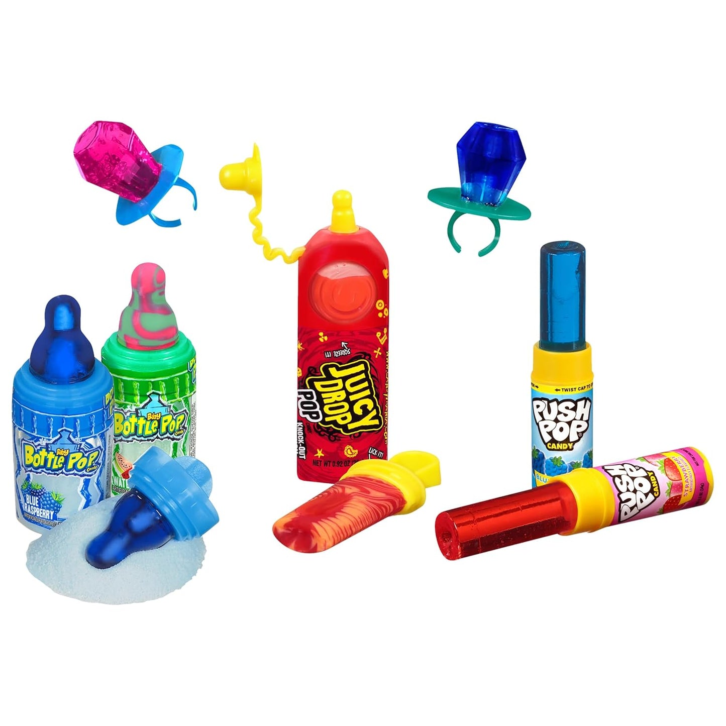 Halloween_Candy_Variety_Pack_Bag,_7_Ct_Bulk_Individually_Wrapped_Lollipops,_Ring_Pop,_Push_Pop,_Baby_Bottle_Pop_&_Juicy_Drop,_Birthday_Party_Favors,_Trick_or_Treat,_Halloween_Candy_Bowls,_Kids_Gifts