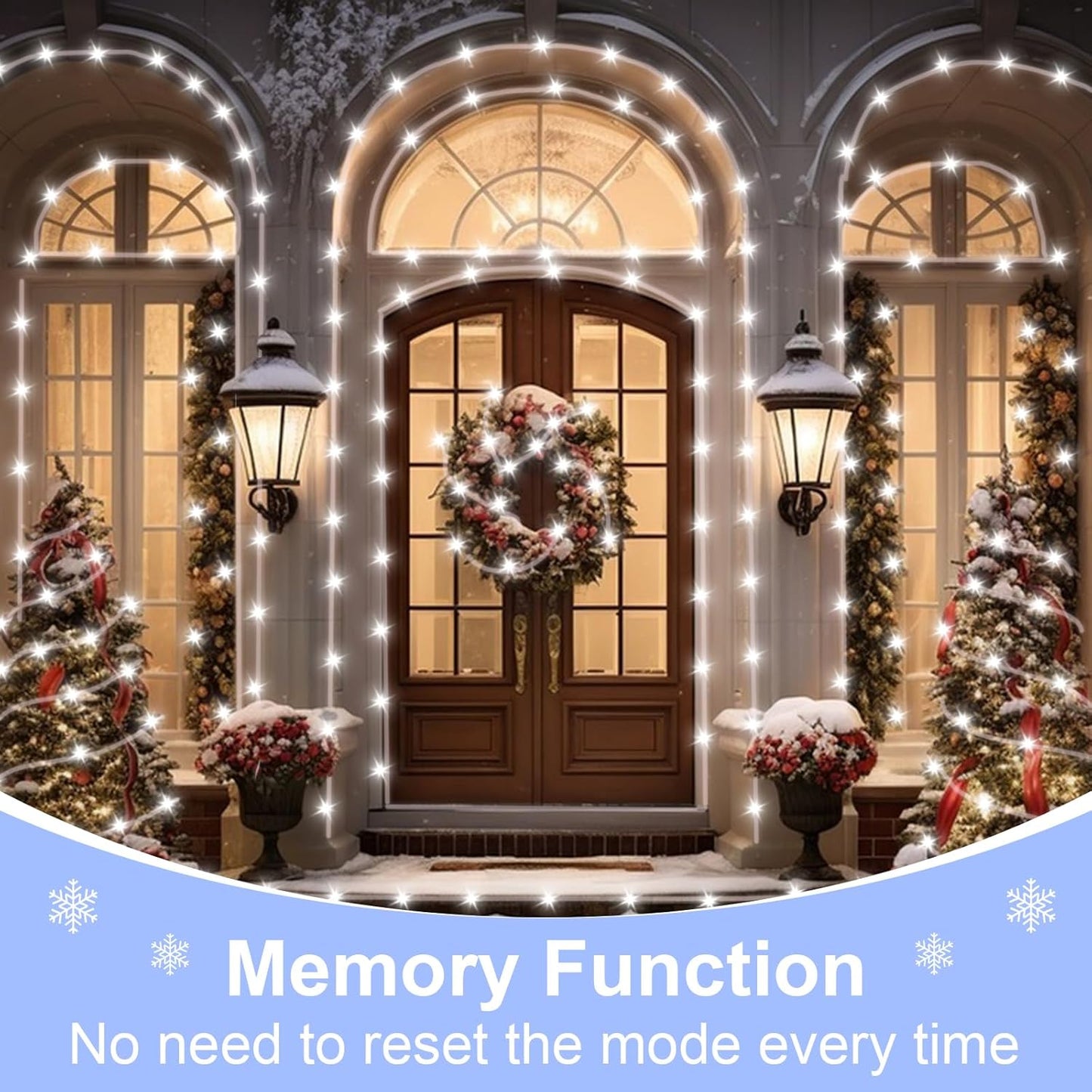 QITONG_White_Solar_Christmas_Lights,_2_Pack_Each_33ft_100LED_Rope_Light_Outdoor_Waterproof,_8_Modes_Fairy_Lights_in_Clear_Thin_Tube