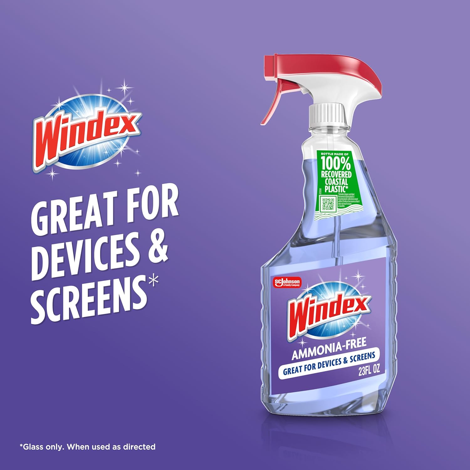 Windex_Glass_and_Window_Cleaner_Spray_Bottle,_Ammonia_Free,_Packaging_Designed_to_Prevent_Leakage_and_Breaking,_Surface_Cleaning_Spray,_Crystal_Rain_Scent,_23_Fl_Oz