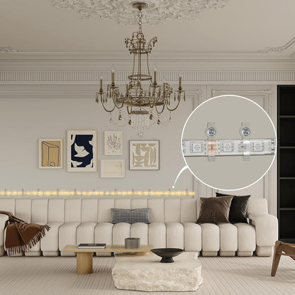 100_Pack_Strip_Light_Mounting_Brackets,Fixing_Clips,One-Side_Fixing,100_Screws_Included_(Ideal_for_10mm_Wide_Waterproof_Strip_Lights)