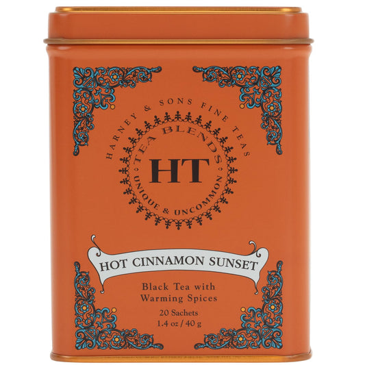 Harney_&_Sons_Caffeinated_Hot_Cinnamon_Sunset_Black_Tea_with_Orange_and_Cloves_Tin_20_Sachets_(Pack_of_1)