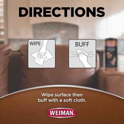 Weiman_Leather_Cleaner_&_Conditioner_-_Cleans,_Restores_&_Protects_Leather,_UV_Protection_Prevent_Cracking_&_Fading,_For_Car_Seats,_Sofas,_Shoes,_Bags_&_All_Finished_Leather_Surfaces,_2_Pack,_60_Wipes