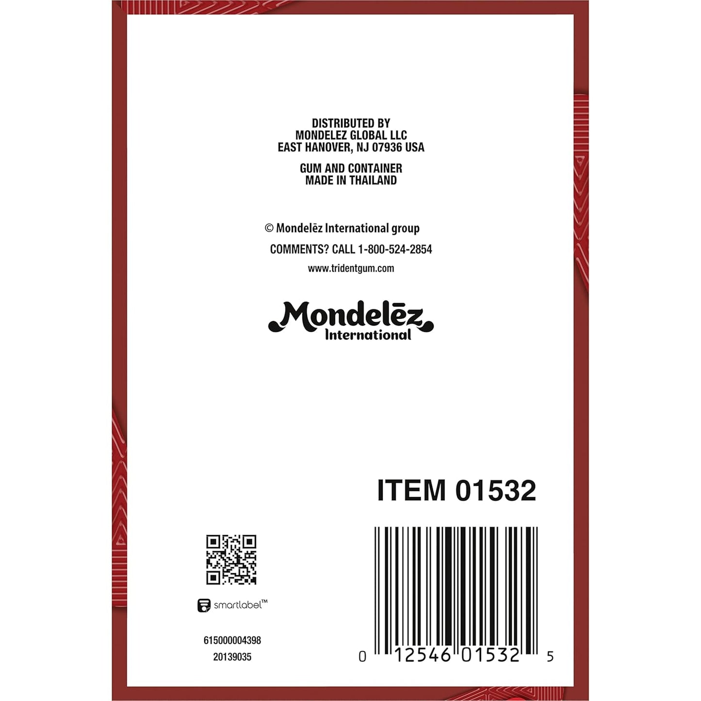 Trident_Cinnamon_Sugar_Free_Chewing_Gum,_6_Pocket_Packs_of_28_Pieces_(168_Total_Pieces)