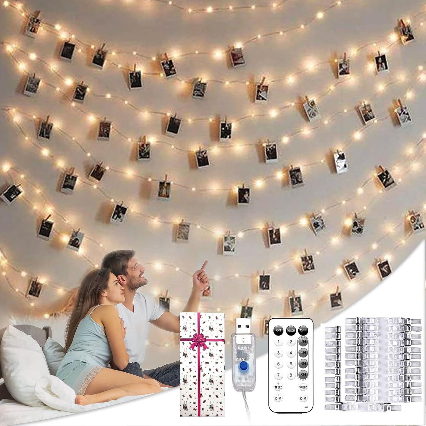 Teen_Girl_Gifts_Trendy_Stuff:_40FT_120LED_Photo_Clip_String_Light_-_Fairy_Lights_for_Teen_Room_dorm_Decor_-_Christmas_Stocking_Stuffers_for_Teenage_Girls_8_10_12_14_16_18_13_Year_Old_Birthday_Gift