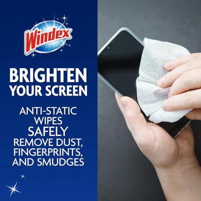 Windex_Electronic_Cleaning_Wipes,_Pre-Moistened_Screen_Wipes_for_TVs,_Phones,_and_Other_Electronics,_Resealable_for_a_Freshness_Lock,_25_Count