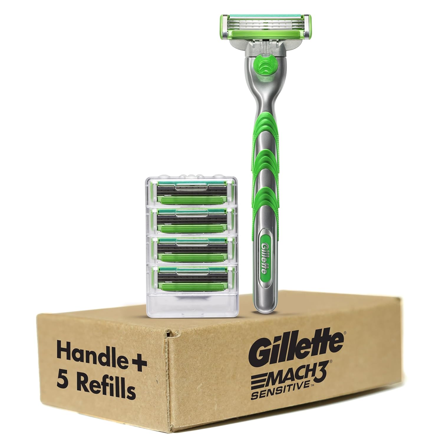 Gillette_Mach3_Sensitive_Shaving_Razor_for_Men,_1_Handle_and_5_Blade_Refills,_for_Sensitive_Skin