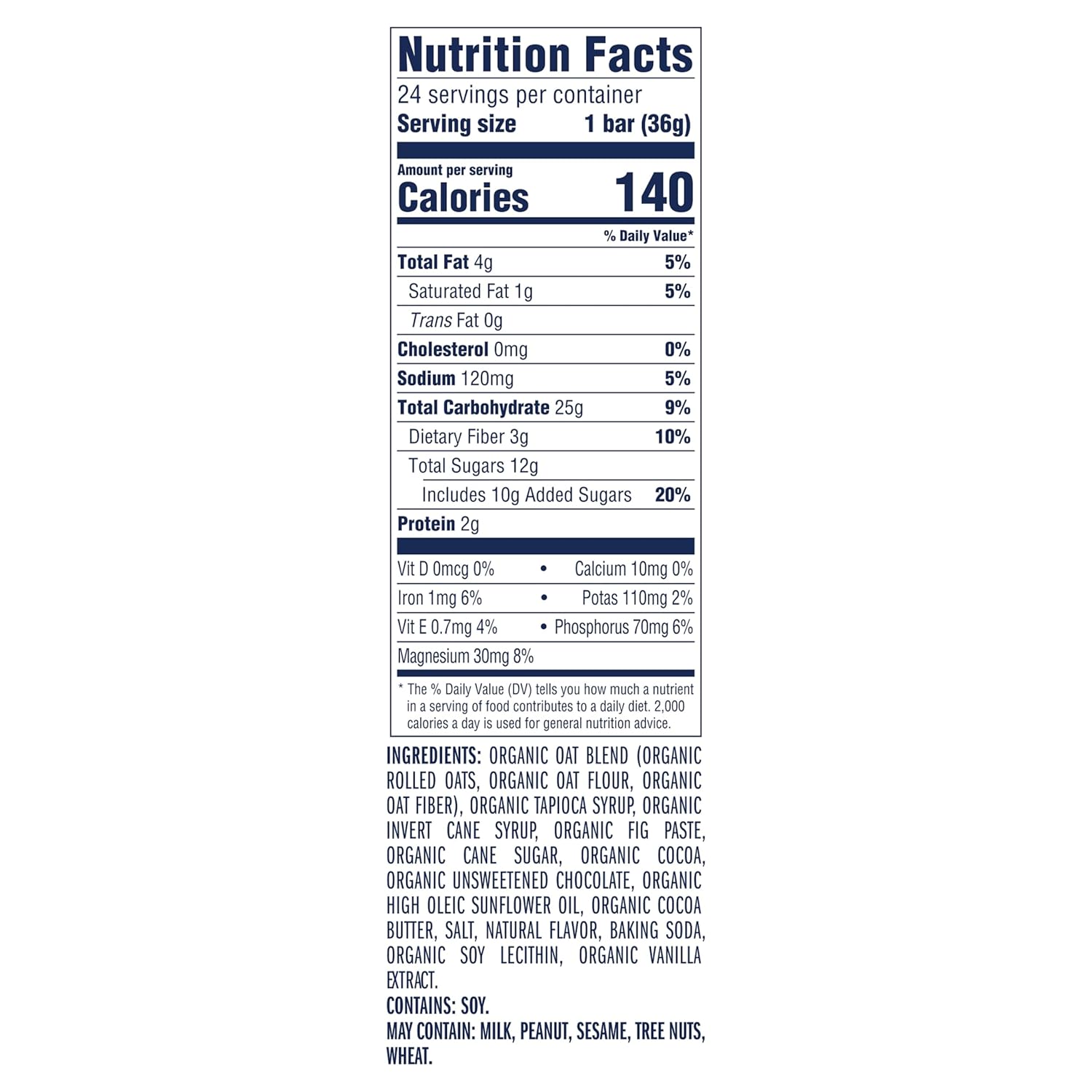 Zbar_-_Chocolate_Brownie_-_Soft-Baked_Energy_Snack_Bars_-_Non-GMO_-_11g_Whole_Grains_-_USDA_Organic_Granola_Bars_(24_Pack)