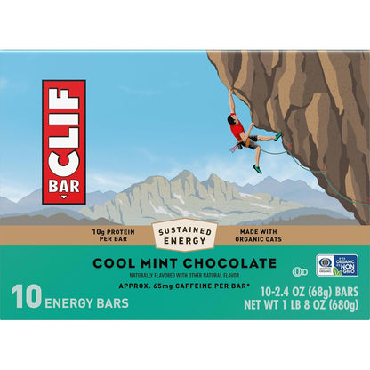 CLIF_BAR_-_Energy_Protein_Bars_-_Cool_Mint_Chocolate_with_Caffeine_-_Made_with_Organic_Oats_-_Energy_Bars_-_Non-GMO_-_(10_Pack)