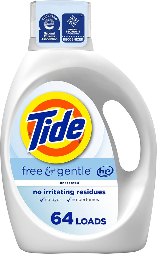 Tide_Free_&_Gentle_Liquid_Laundry_Detergent,_64_Loads,_84_fl_oz,_Tide_Laundry_Detergent,_Clean_Laundry_Detergent