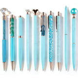 Seven Days of The Week Pen Describing Mentality,Glitter Ballpoint Pens,Black Ink Medium Point 1.0 mm Gift Pens, Cute Pens Office Supplies for Women