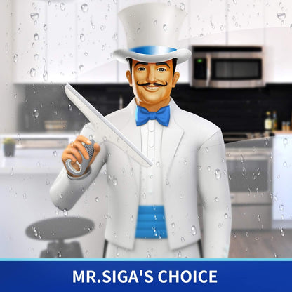 MR.SIGA_Multi-Purpose_Silicon_Squeegee_for_Window,_Glass,_Shower_Door,_Car_Windshield,_Heavy_Duty_Window_Scrubber,_Includes_Suction_Hook,_10_inch,_White_&_Gray,_1_Pack