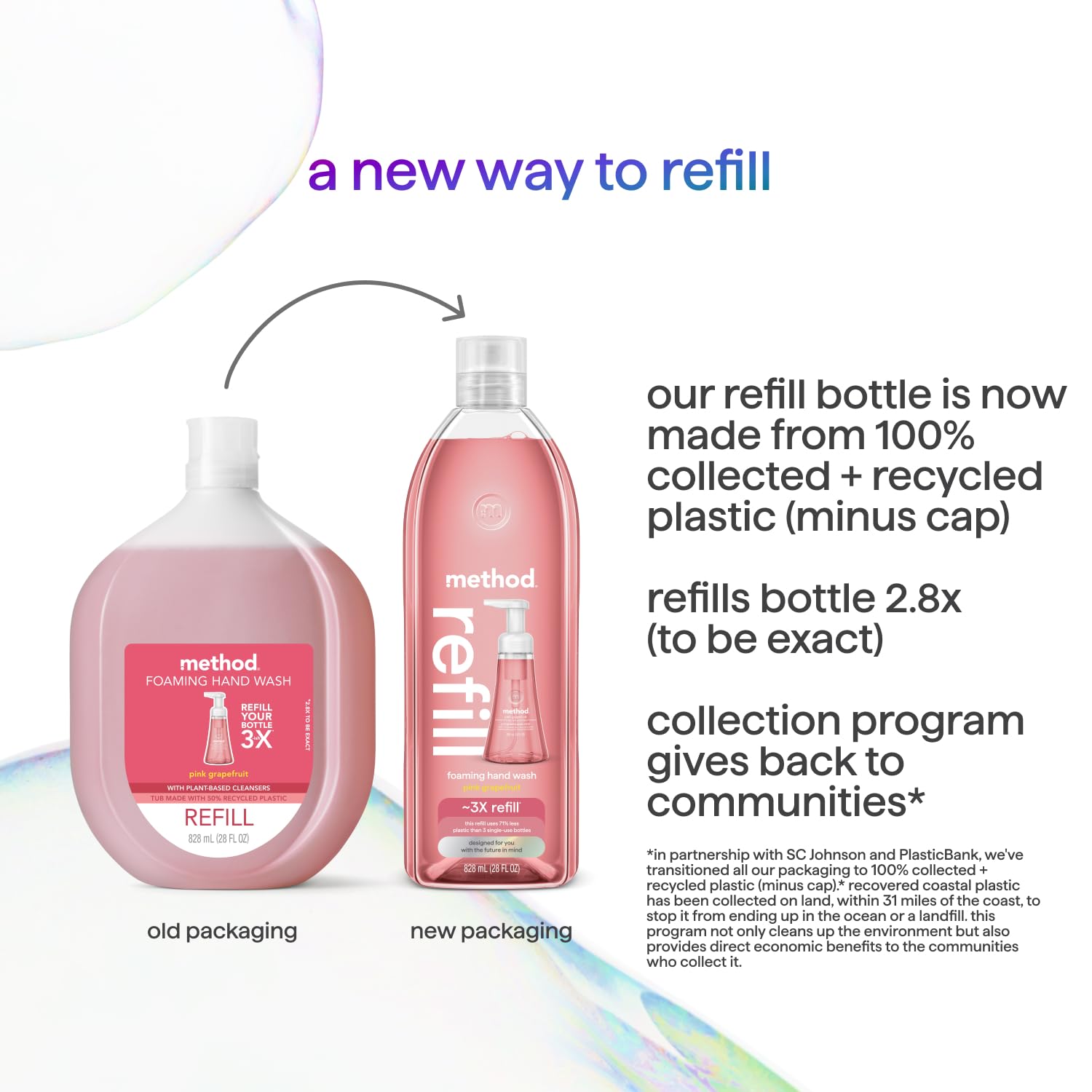 Method_Foaming_Hand_Soap_Refill,_Pink_Grapefruit,_Recyclable_Bottle,_28_fl_oz_(Pack_of_4)_(Packaging_May_Vary)