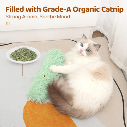 Potaroma_Cat_Toys_Pillows,_3_Pack,_Soft_and_Durable_Crinkle_Sound_with_Catnip_Inside,_Interactive_Indoor_Kitten_Kicker,_Promotes_Kitty_Exercise