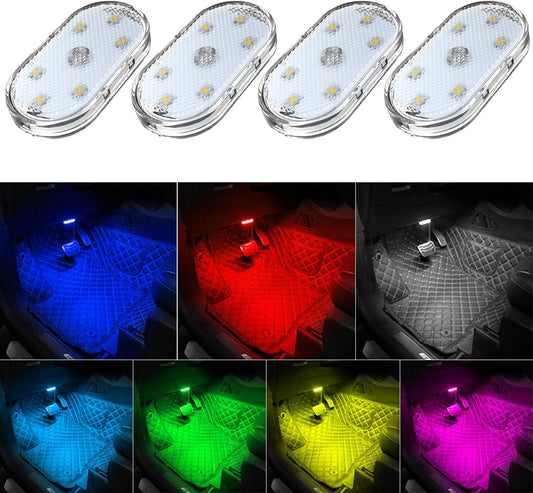 4Pcs_Car_LED_Lights_Interior_Wireless,_7_Colors_Interior_Car_Lights_with_6_Bright_LED_Lamp_Beads,_Portable_USB_Rechargeable_Car_Interior_Led_Night_Light_for_Car_Decor