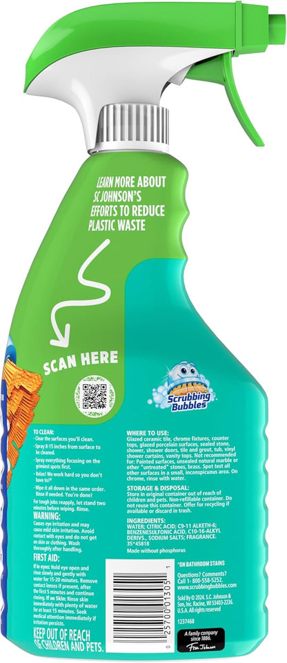 Scrubbing_Bubbles_Easy_Clean_Foaming_Bleach-Free_Bathroom_All_Purpose_Cleaner,_Fast-Acting_Foam_Cleans_Limescale,_Dirt_and_Grime_on_Showers,_Sinks,_Toilets,_Tiles,_Counters,_&_More,_32oz_Spray