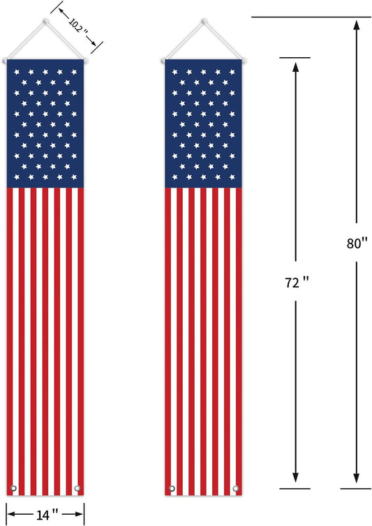 4th_of_July_Decorations_Outdoor_-_Hanging_American_Flag_Banners_Stars_and_Stripes_Porch_Sign_-Patriotic_Memorial_Day_Decor_Party_Supplies_for_July_Fourth_Independence_Labor_-_Red_White_Blue_(2_Pcs)