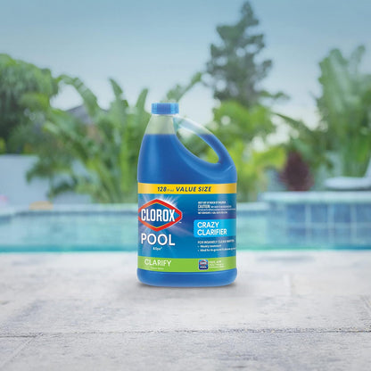 Clorox®_Pool&Spa™_Swimming_Pool_Crazy_Clarifier,_Creates_Crystal_Clear_Pool_Water,_128_Fl_Oz_(Pack_of_1)