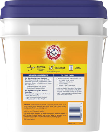 Arm_&_Hammer_Powder_Laundry_Detergent,_Professional_Soap_for_Washing_Clothes,_290_Loads,_Free_and_Clear,_Bulk_18lb_Pail