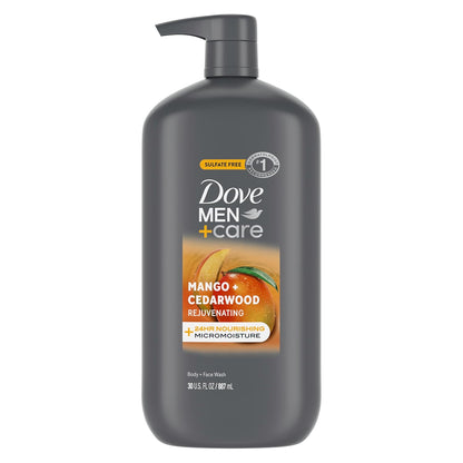 DOVE_MEN_+_CARE_body_and_face_wash_rejuvenating_mango_+_cedarwood_for_Men,_with_24-Hour_Nourishing_Micromoisture_Technology,_30_oz