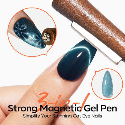 modelones_Cat_Eye_Magnet_Set,_Heart_French_Cateye_Gel_Polish_Nail_Tools_Kit_Dual-Head_3_IN_One_Magnets_Pen_Heart_Round_Square_Flower_Glassy_Moon_Multi_Effect_Nail_Art_Designs_Home_DIY_Salon_Use