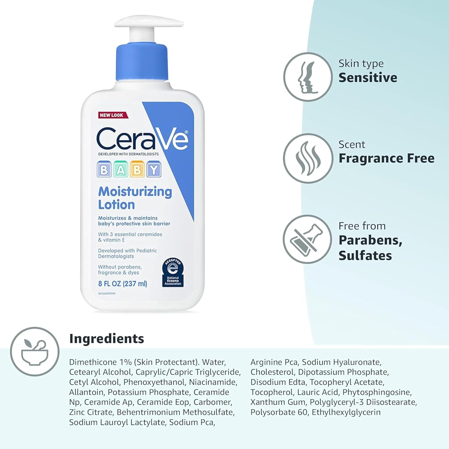 CeraVe_Baby_Lotion,_Gentle_Baby_Skin_Care_with_Ceramides,_Niacinamide_&_Vitamin_E,_Fragrance,_Paraben,_Dye_&_Phthalates_Free,_Lightweight_Moisturizer,_16_Ounce